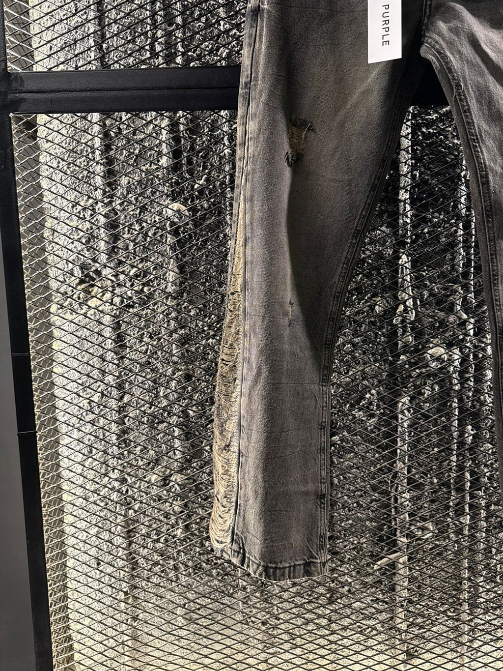 Flared denim