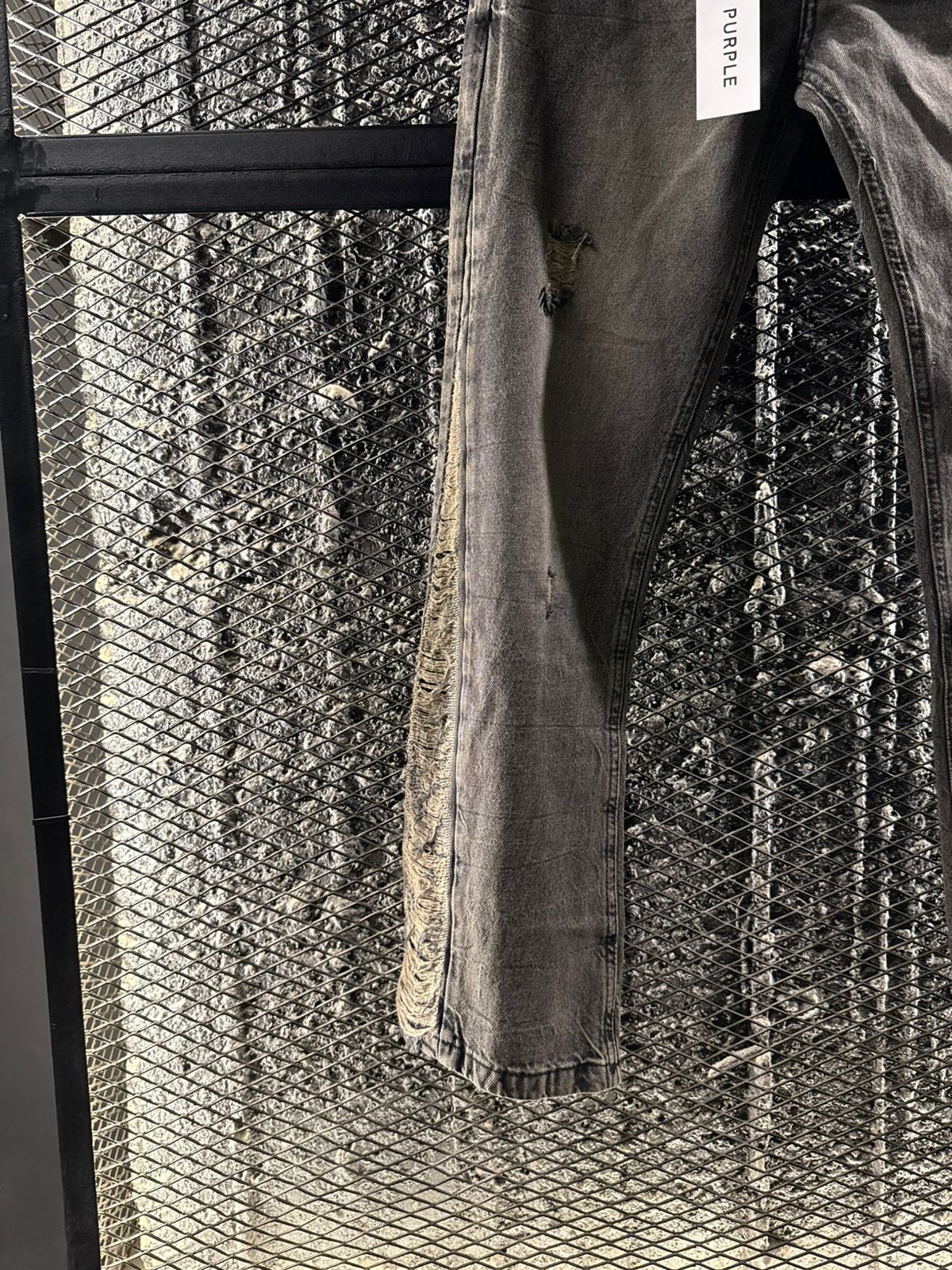 Flared denim
