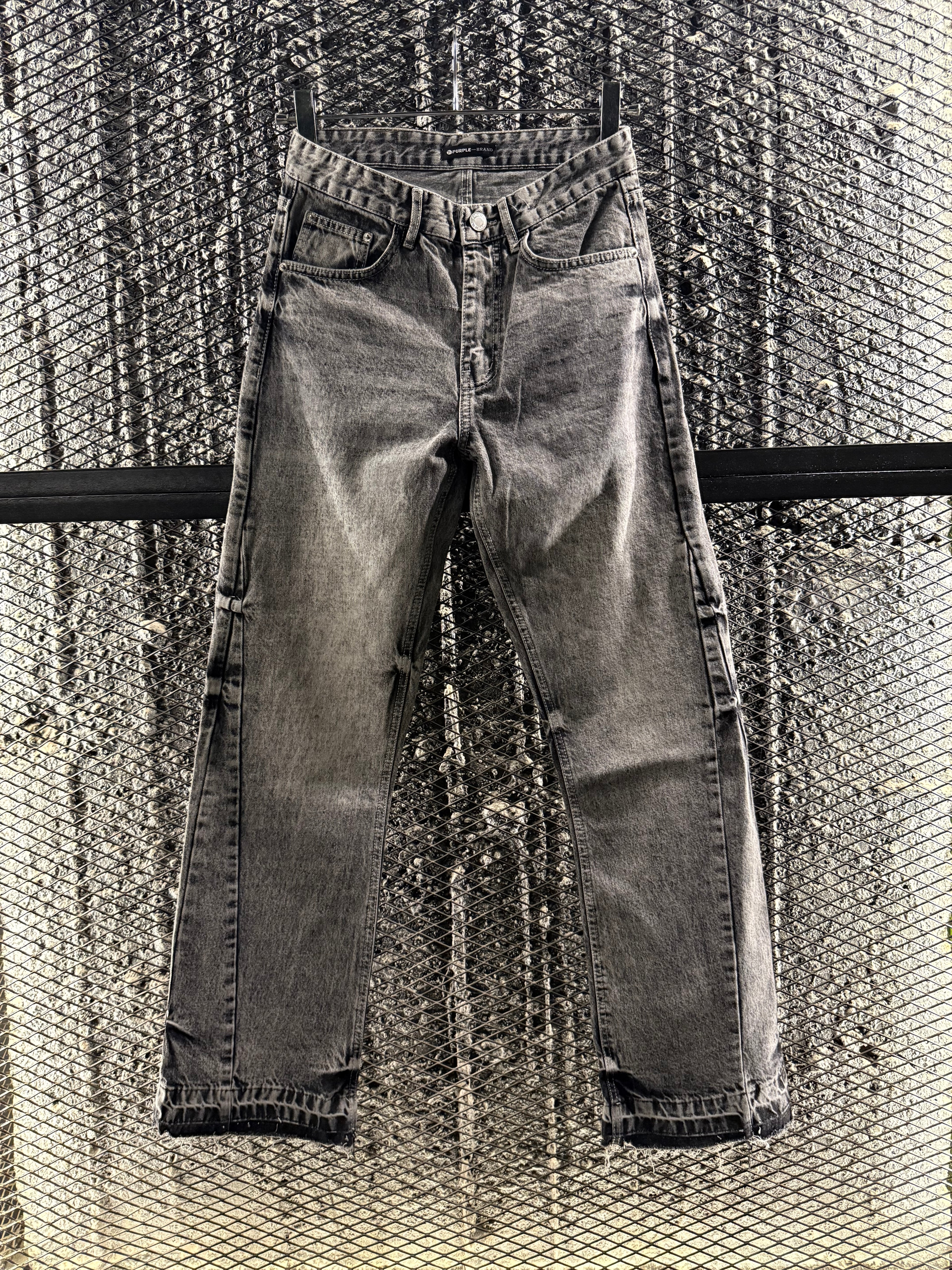 Flared denim