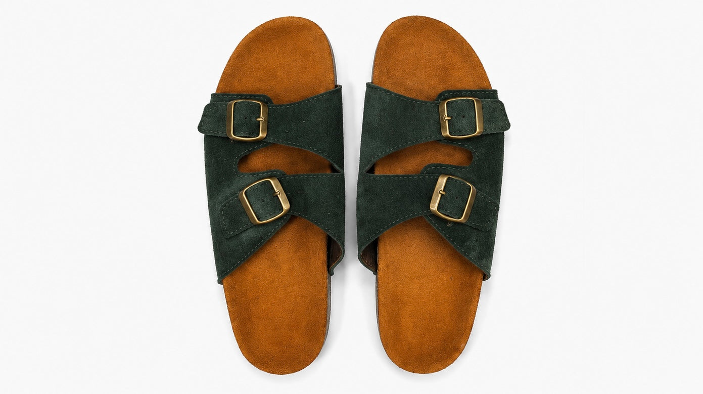 Double Strap Buckle Sandals