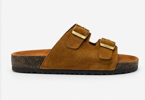 Double Strap Buckle Sandals