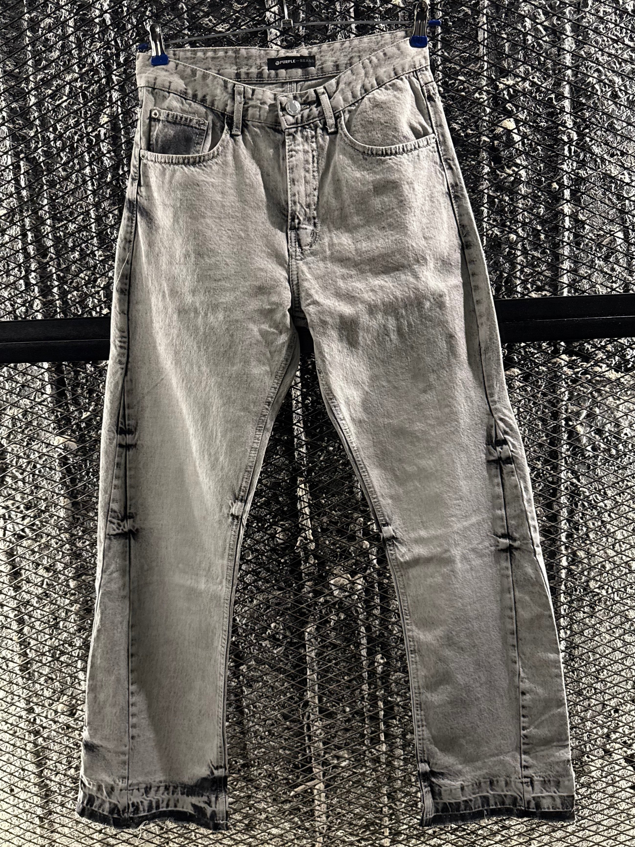Flared denim