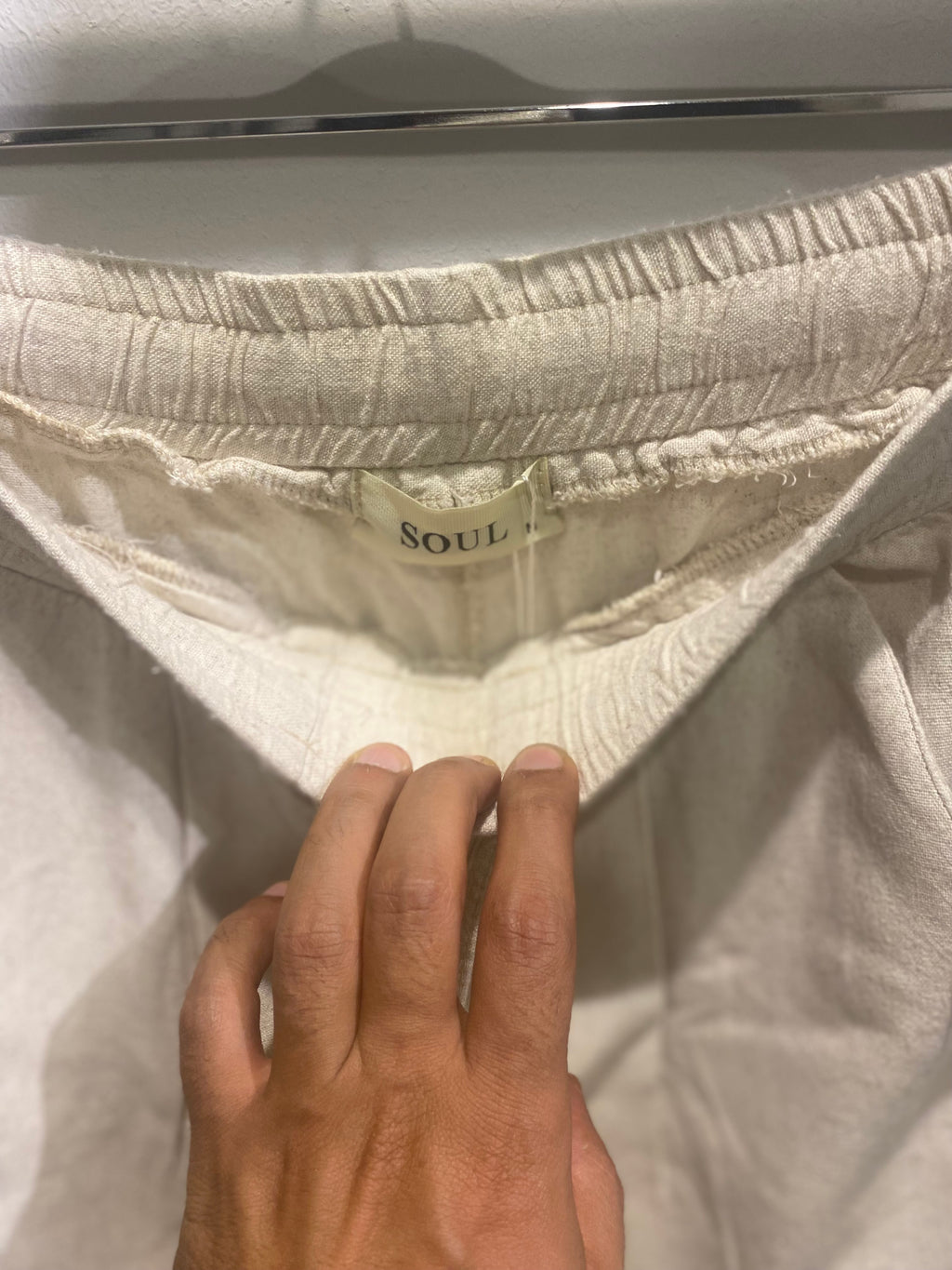 Pure linen pant