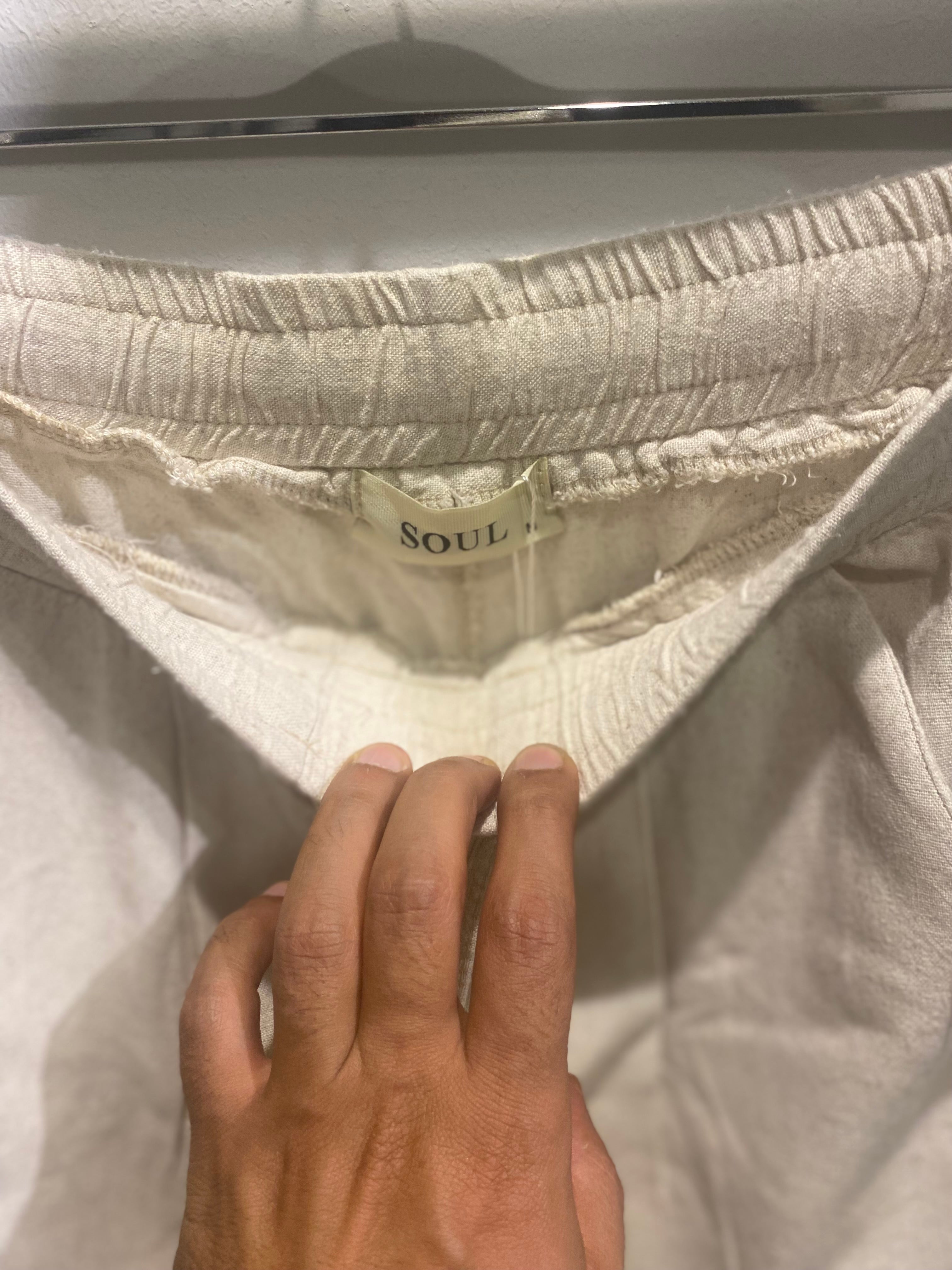 Pure linen pant