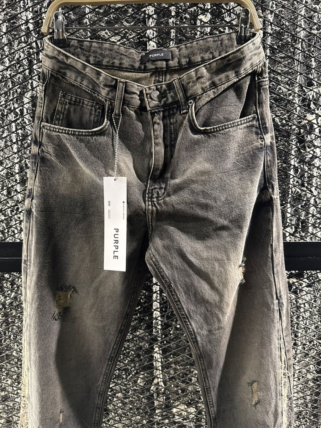Flared denim