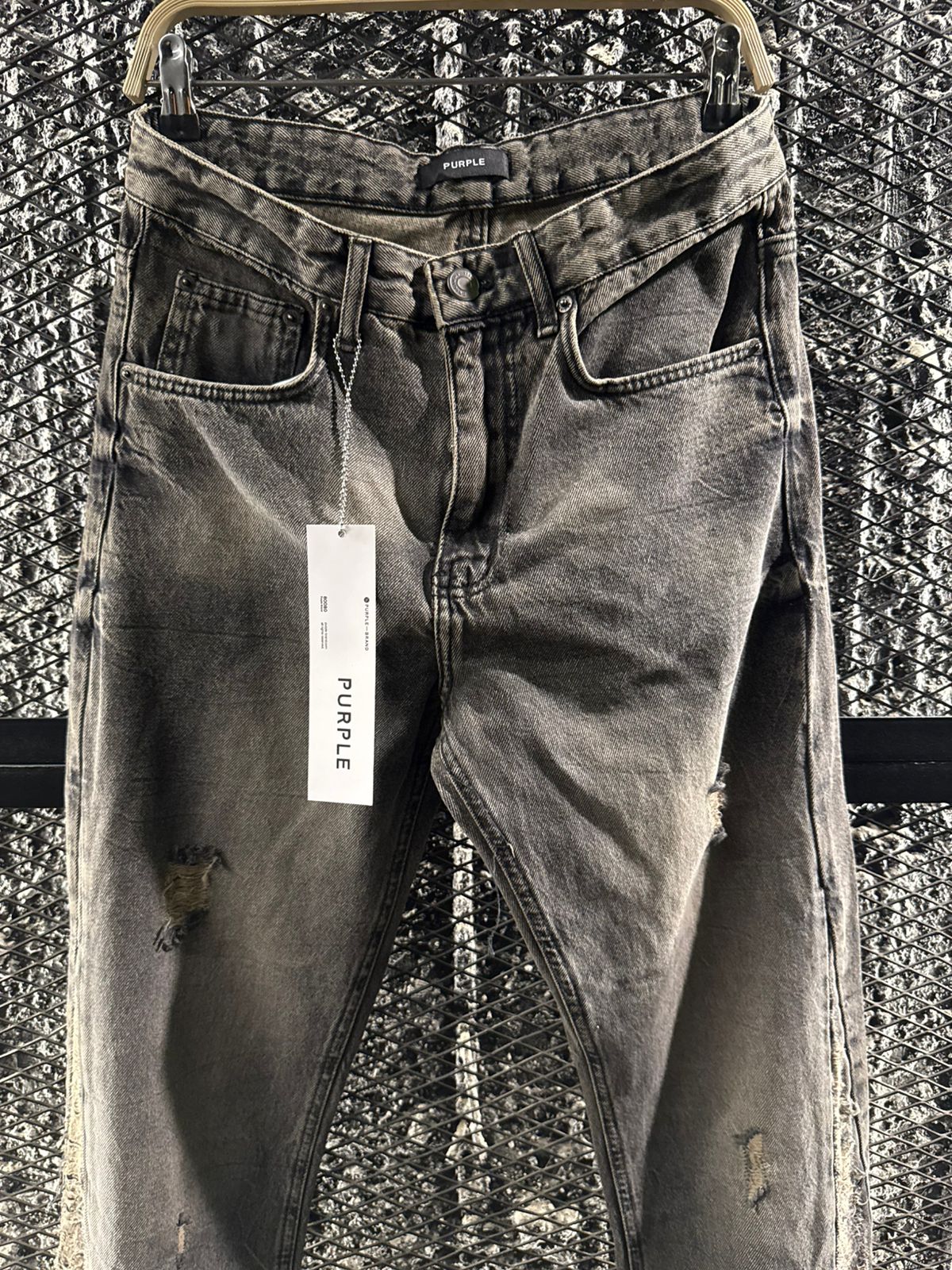 Flared denim