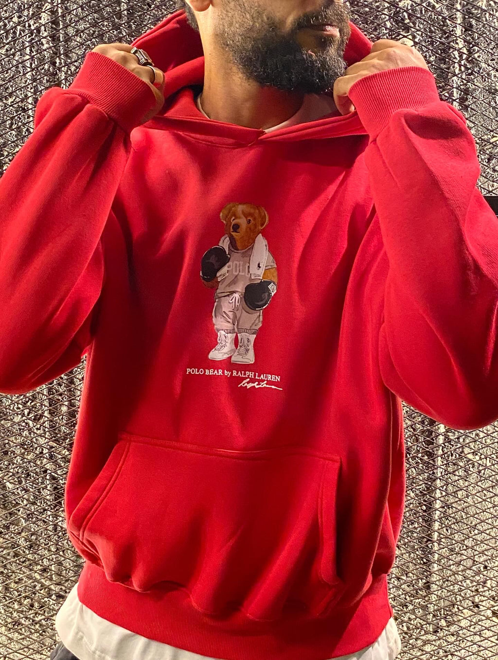 TDbear extra oversized hoodie