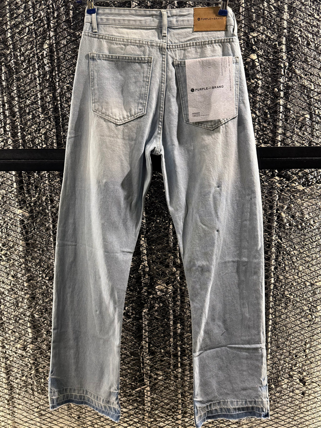 Flared denim