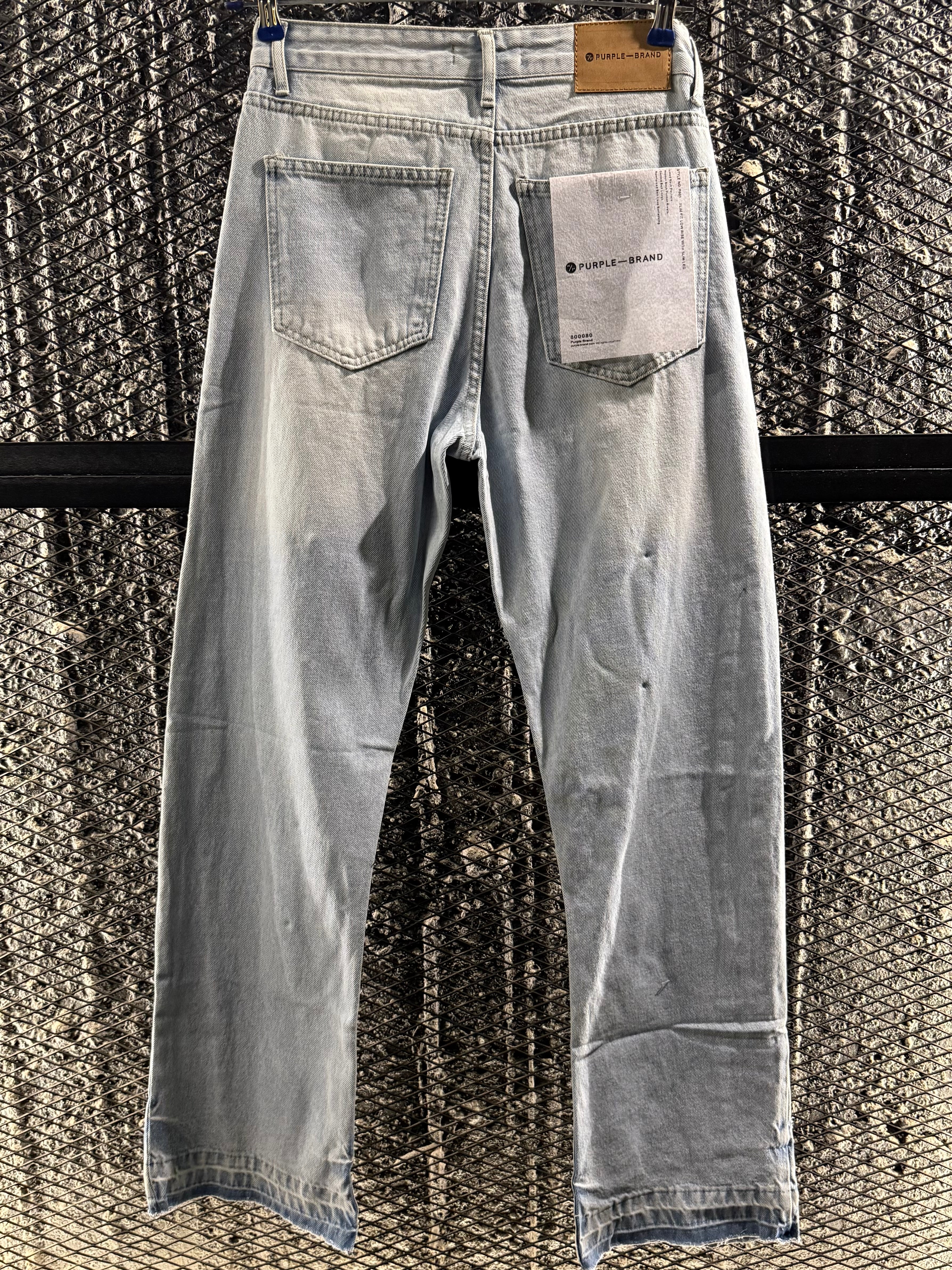 Flared denim