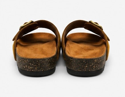 Double Strap Buckle Sandals