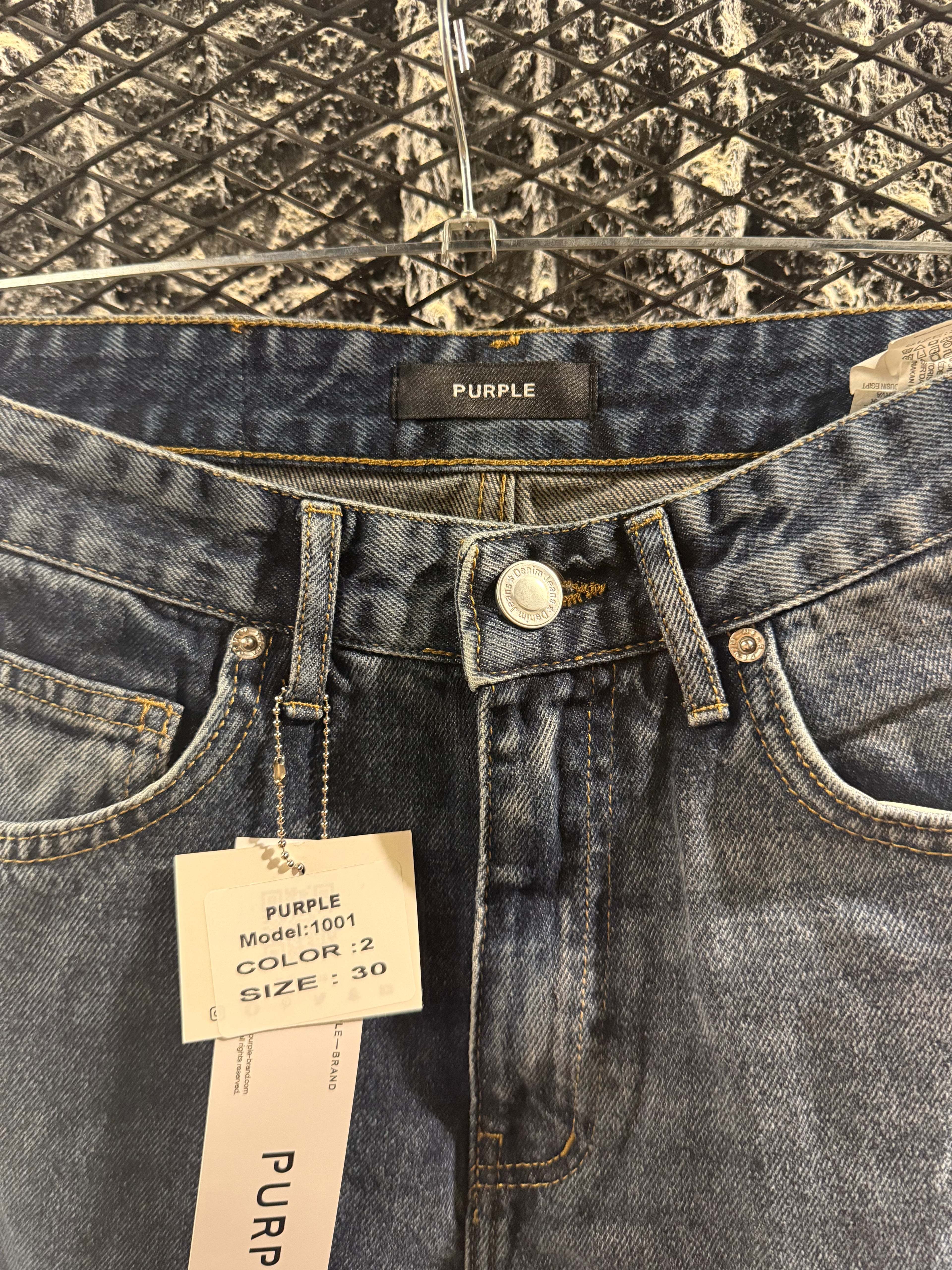 Flared denim