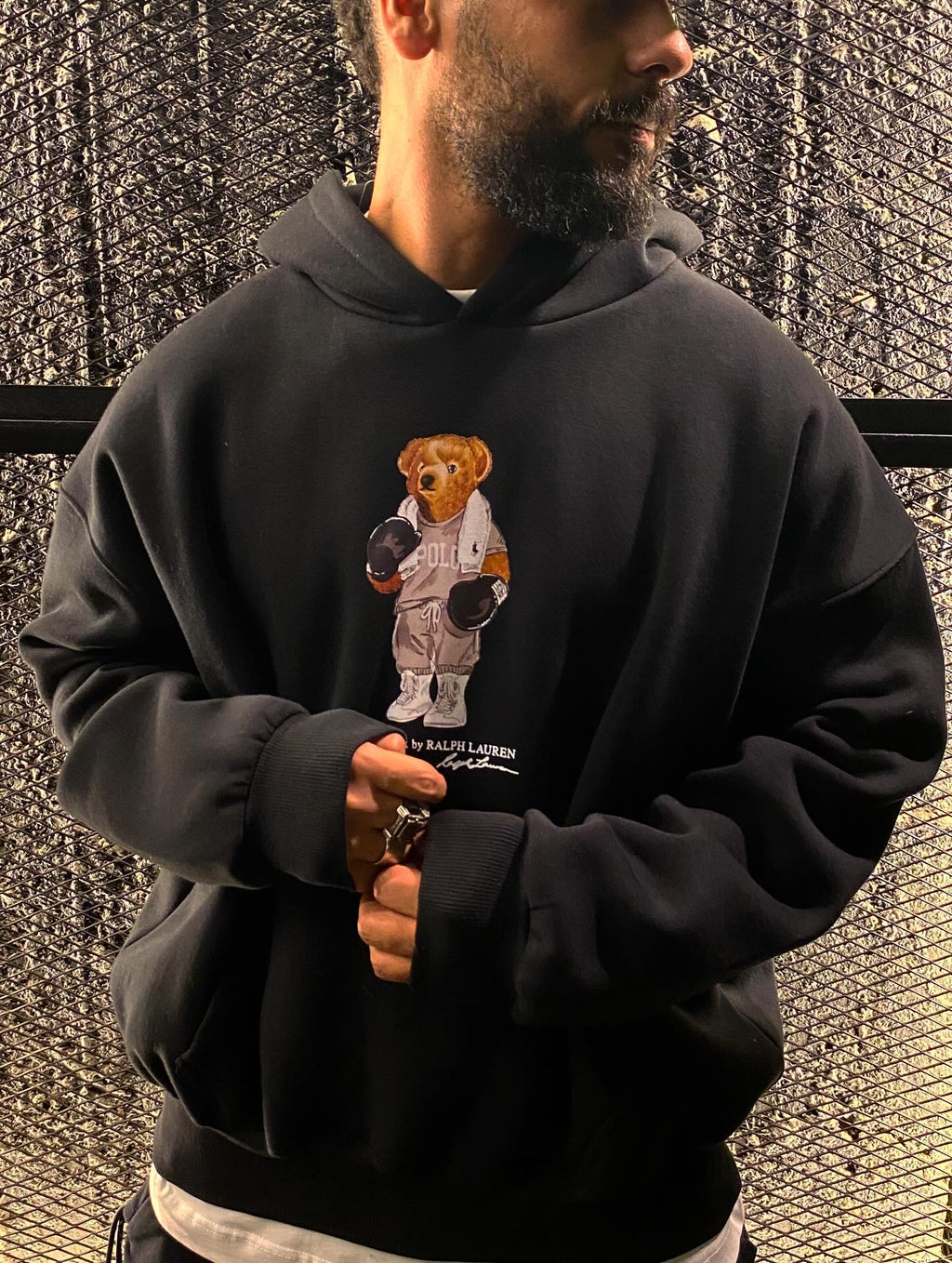 TDbear extra oversized hoodie