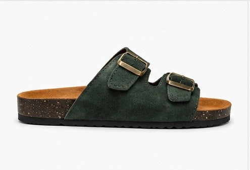 Double Strap Buckle Sandals