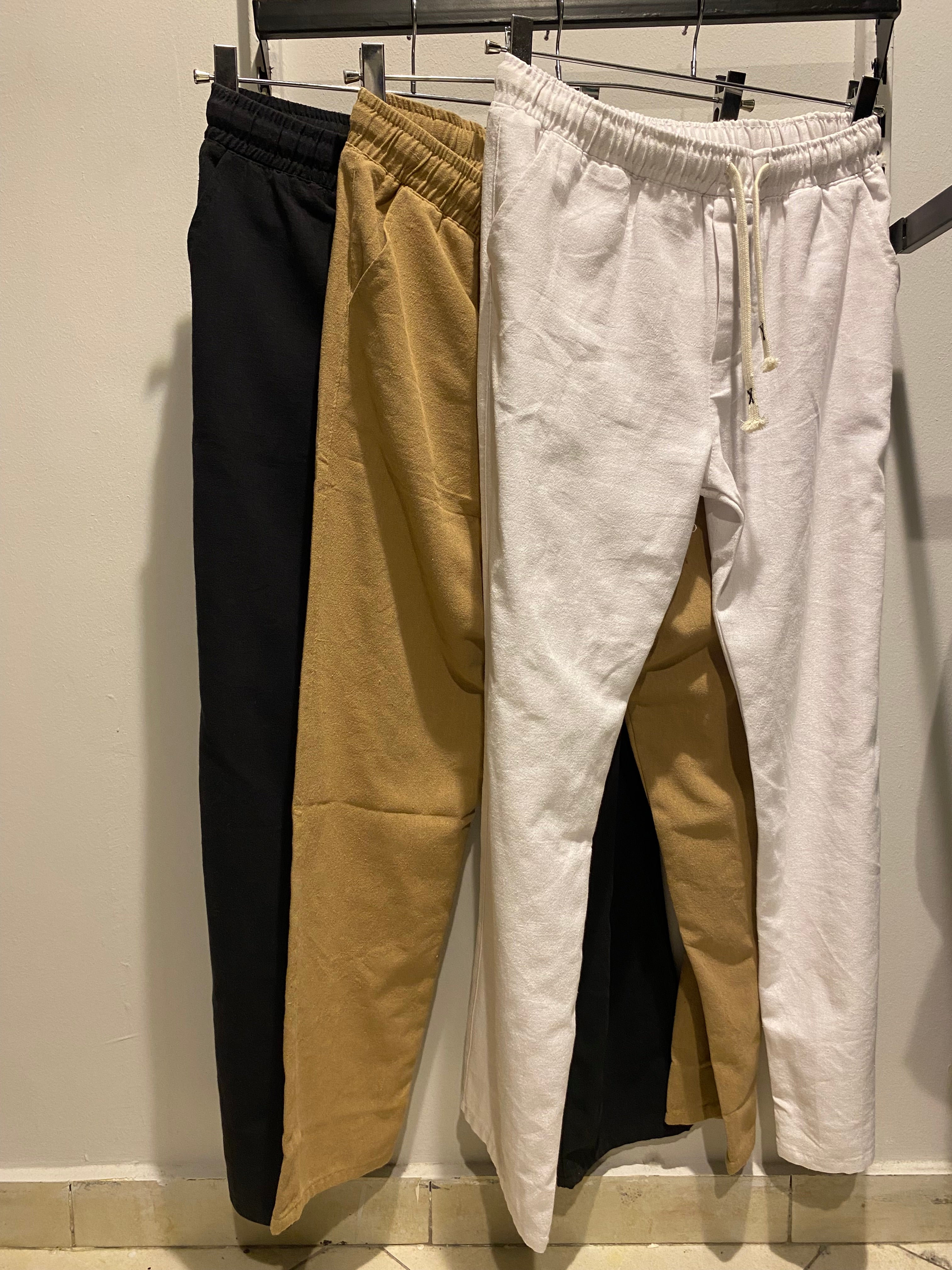 Pure linen pant
