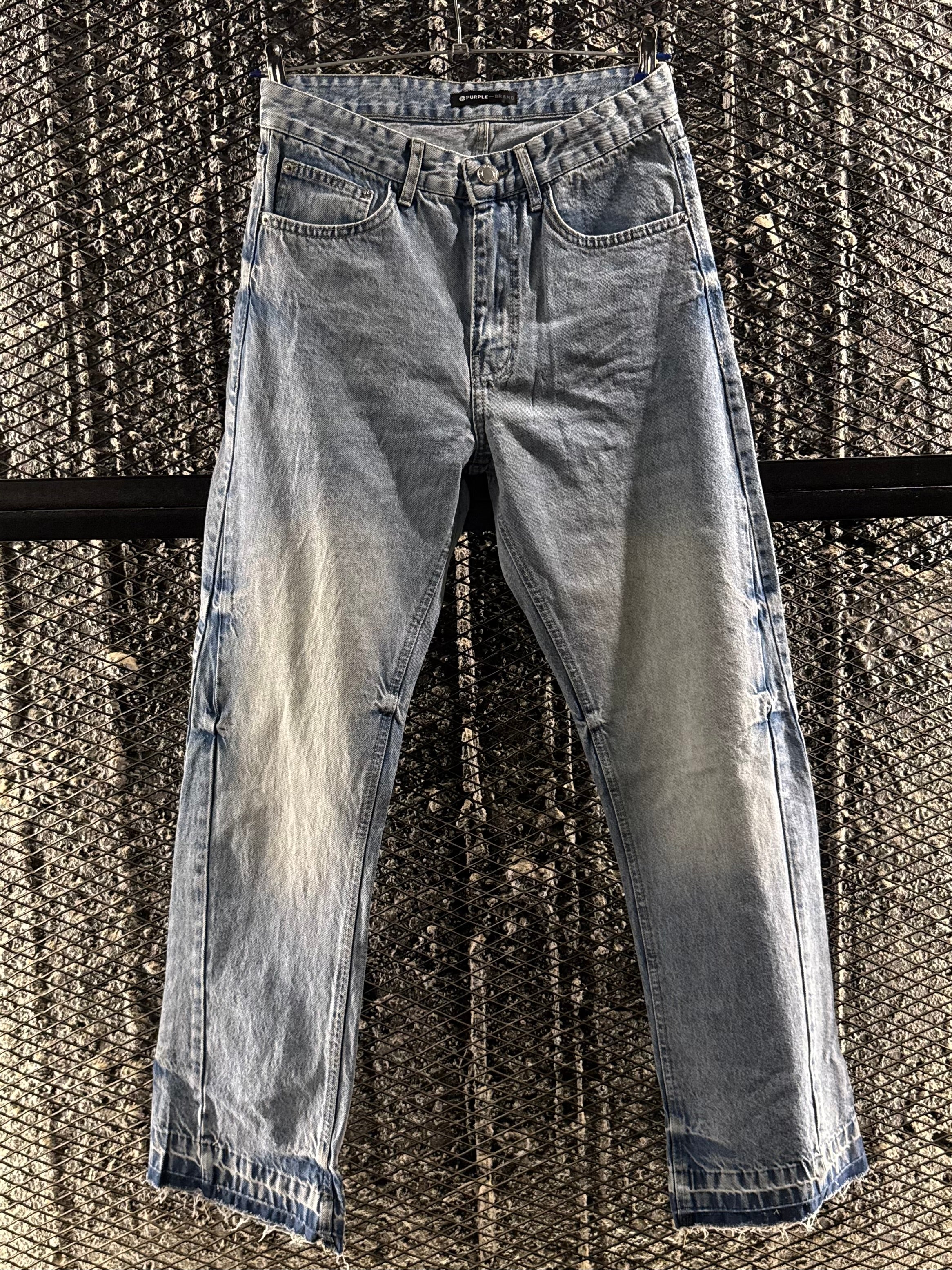 Flared denim