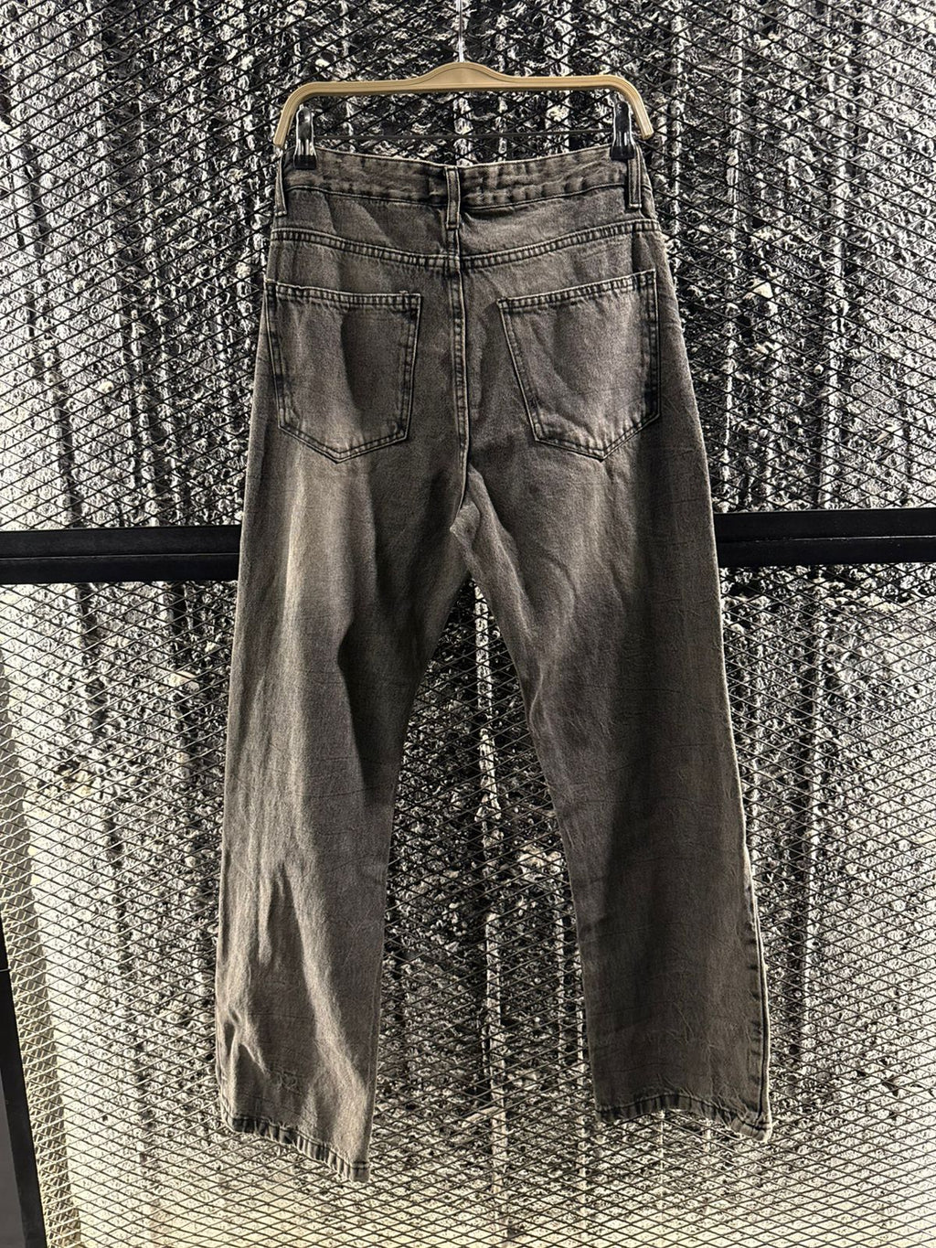 Flared denim