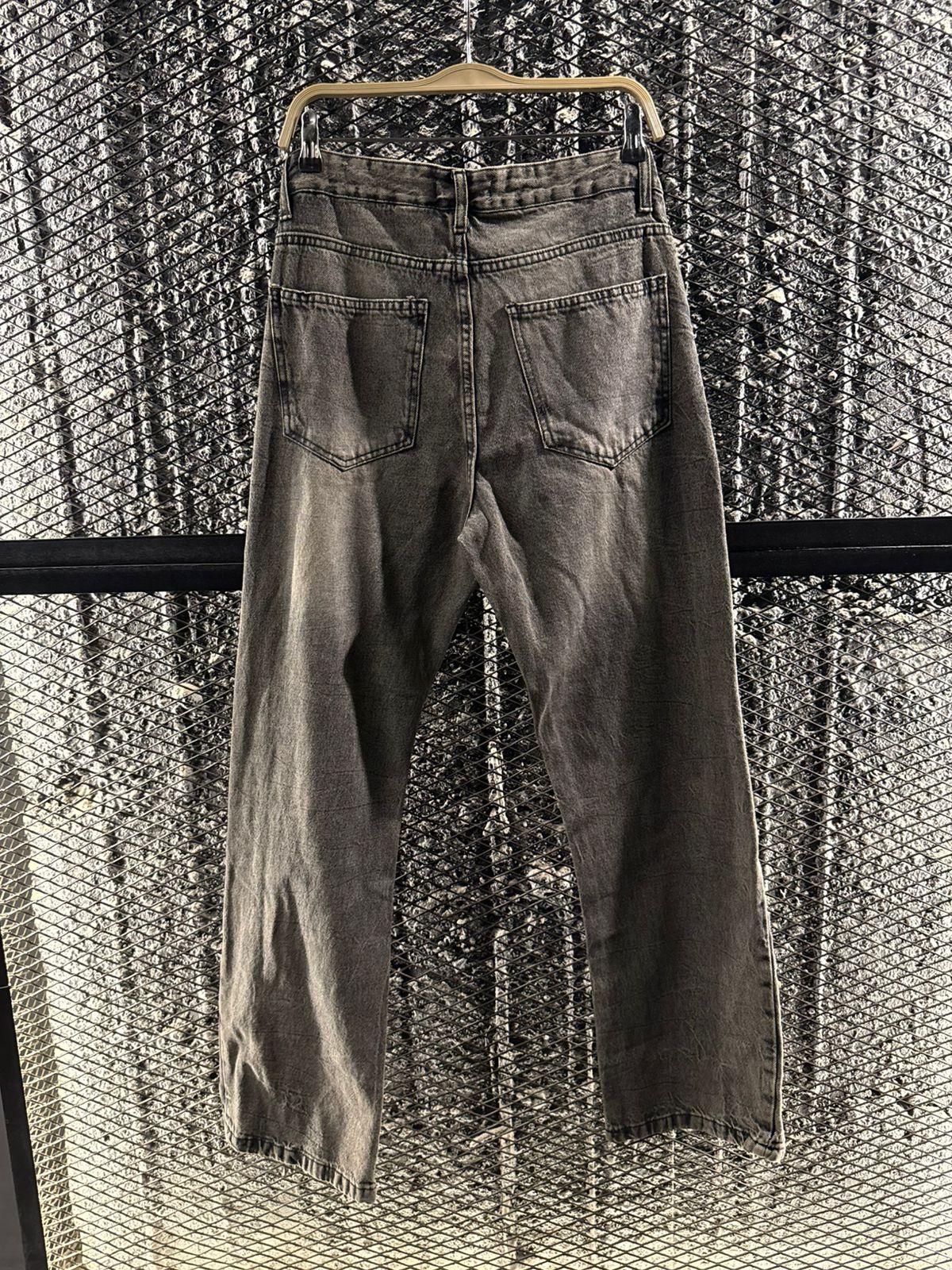 Flared denim