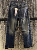 Flared denim