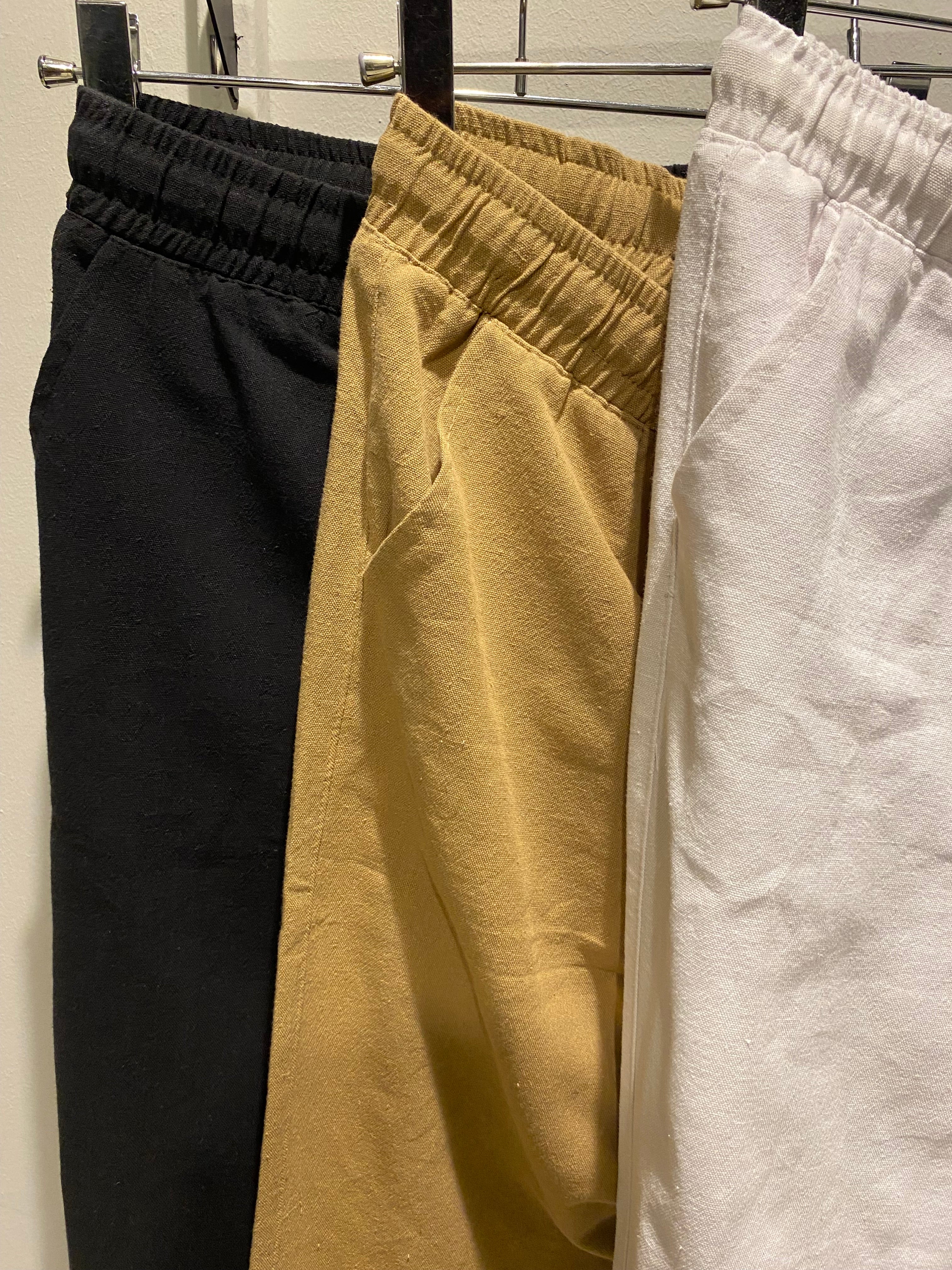 Pure linen pant