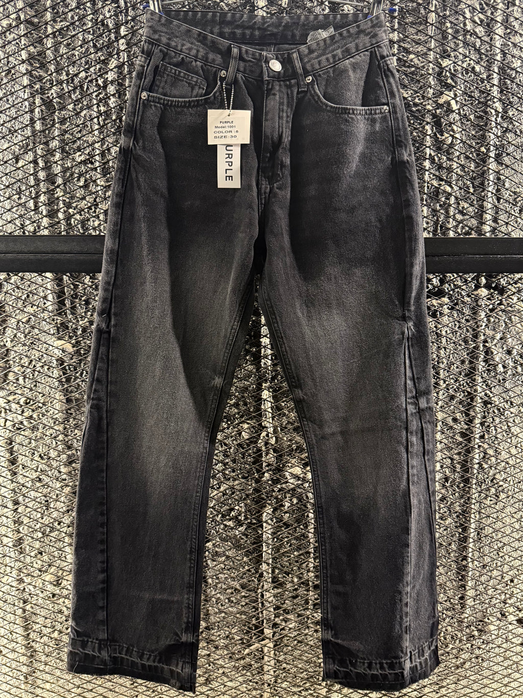Flared denim