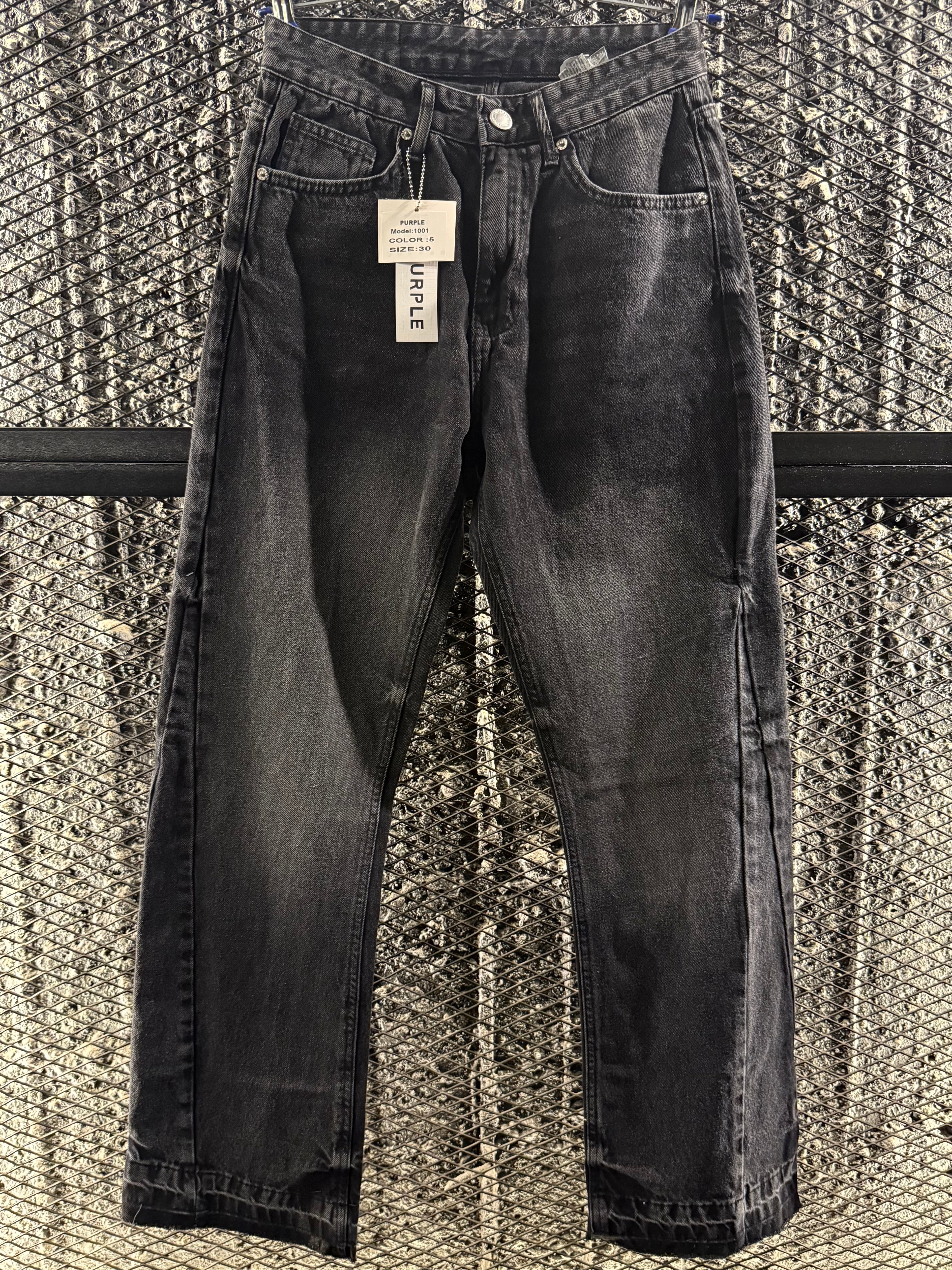 Flared denim