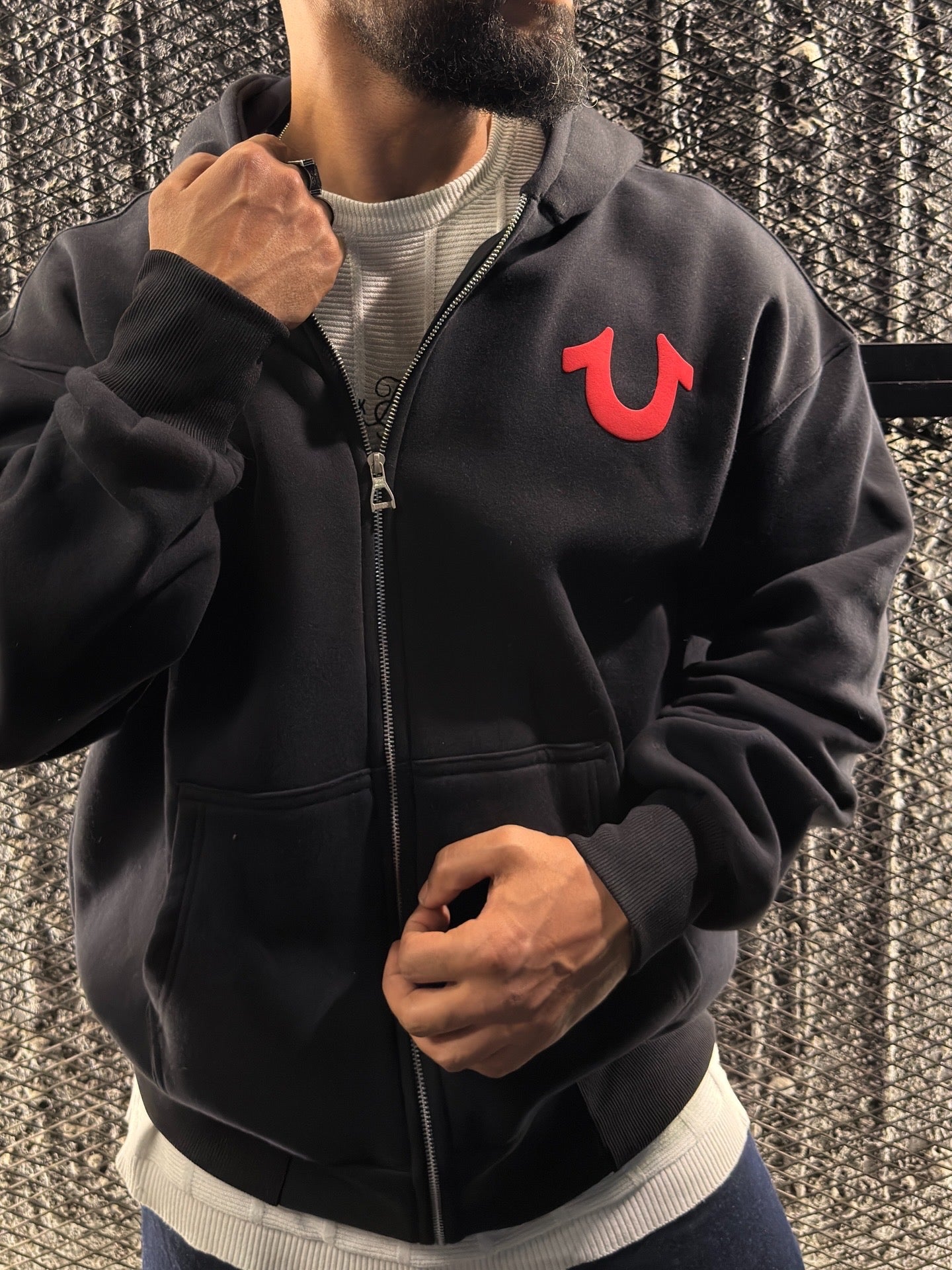 Full zipper hoodie