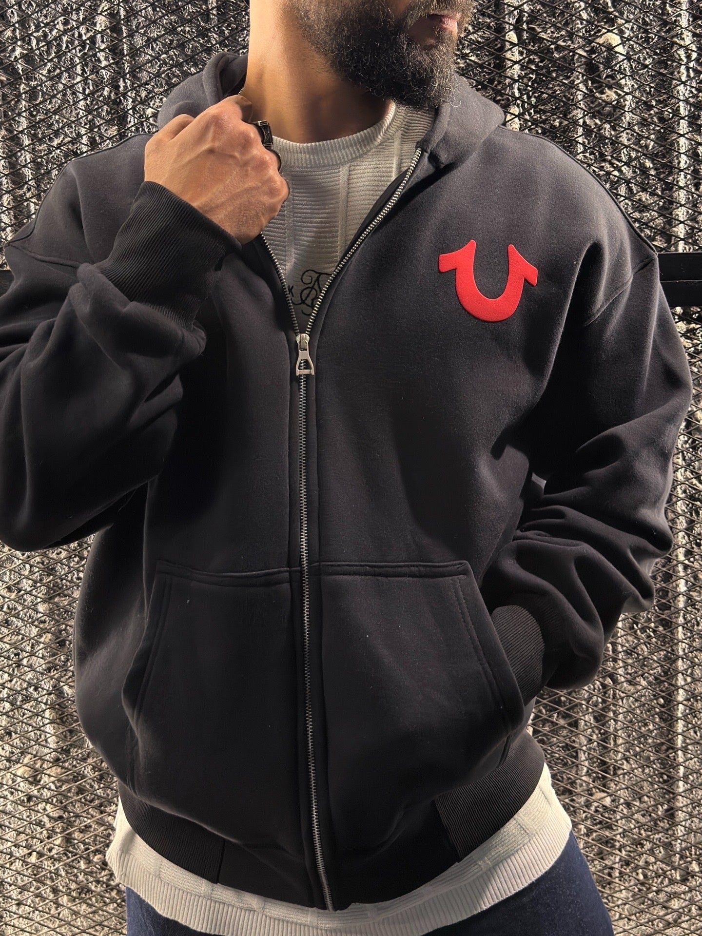 Full zipper hoodie